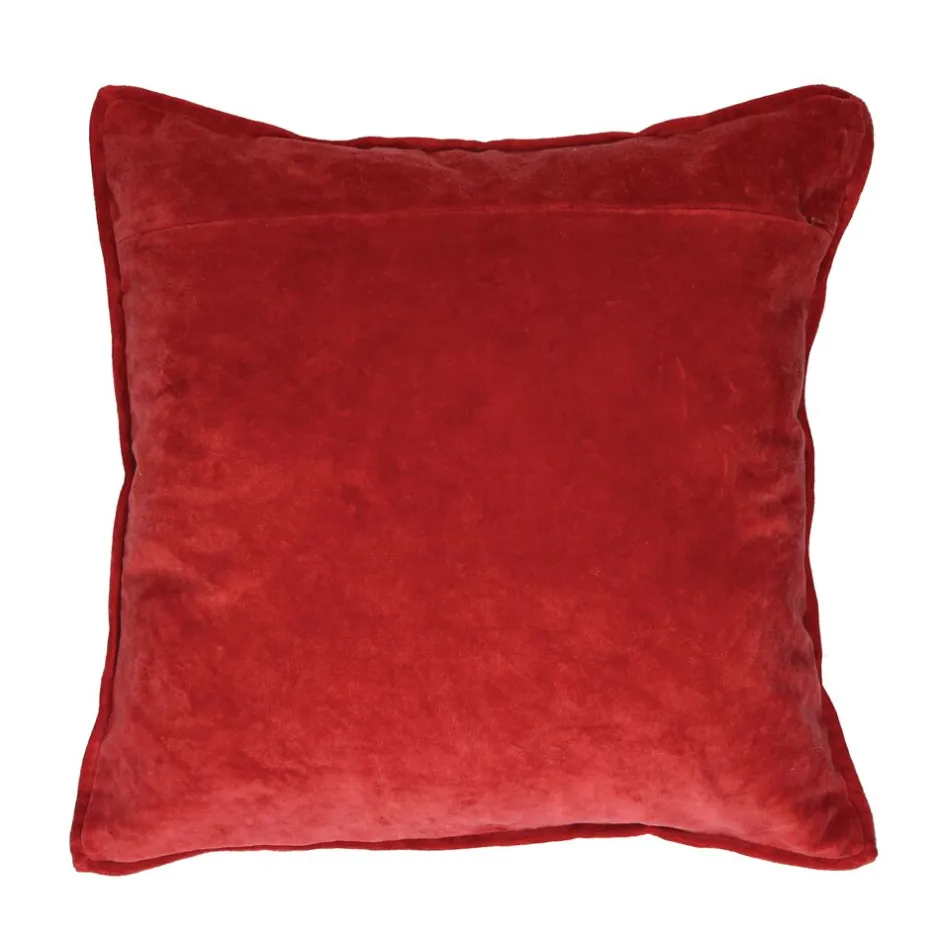 Pomax Coussins-ALPHA OPPOSITES - coussin - lin / coton - L 45 x W 45 cm - cannelle