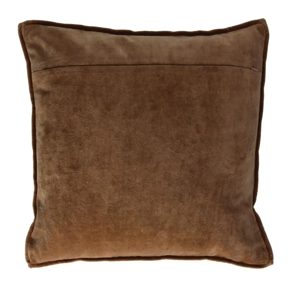 Pomax Coussins-ALPHA OPPOSITES - coussin - lin / coton - L 45 x W 45 cm - framboise