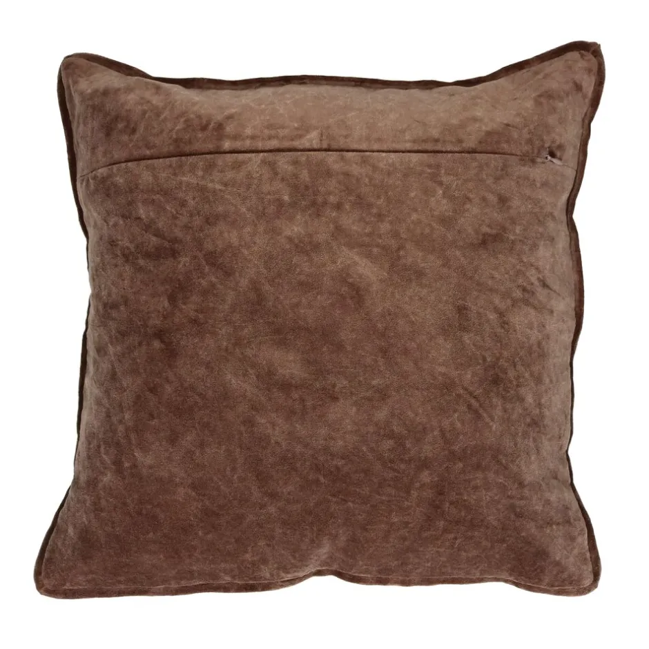 Pomax Coussins-ALPHA OPPOSITES - coussin - lin / coton - L 45 x W 45 cm - ivoire