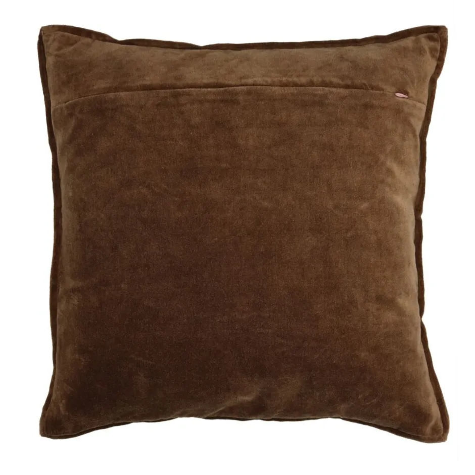 Pomax Coussins-ALPHA OPPOSITES - coussin - lin / coton - L 45 x W 45 cm - teal