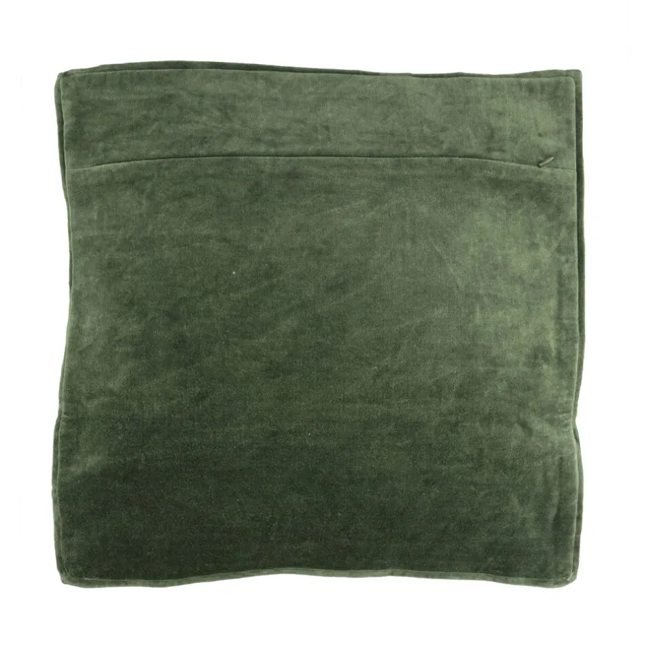 Pomax Coussins-ALPHA OPPOSITES - coussin - lin / coton - L 45 x W 45 cm - vert