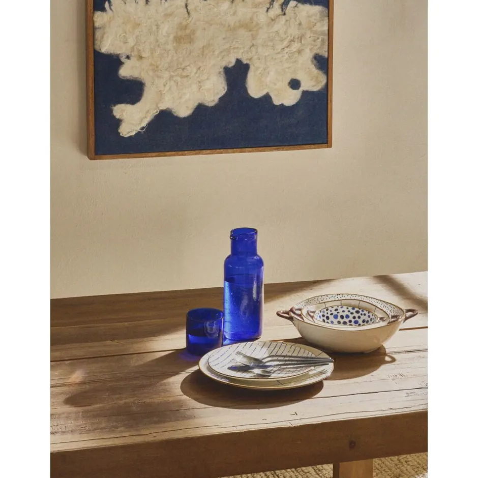 Pomax Tables-ANDALUCIA - table - bois récupéré - L 300 x W 100 x H 76 cm - naturel