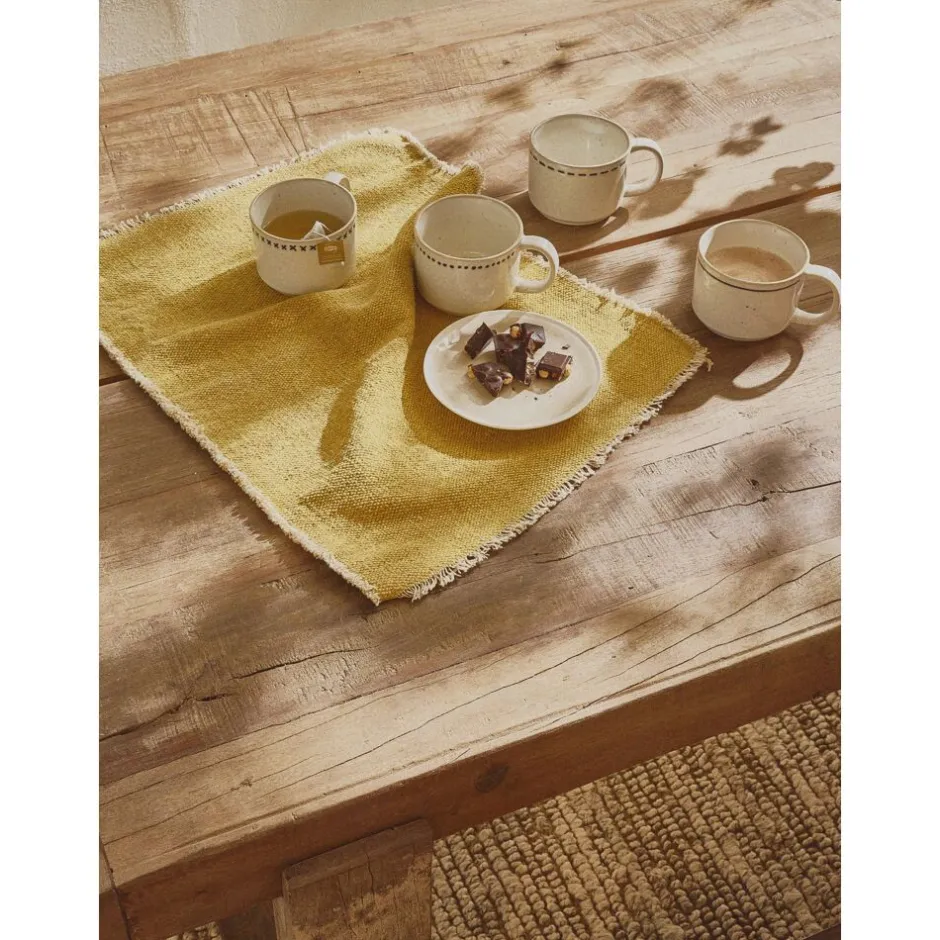 Pomax Tables-ANDALUCIA - table - bois récupéré - L 300 x W 100 x H 76 cm - naturel