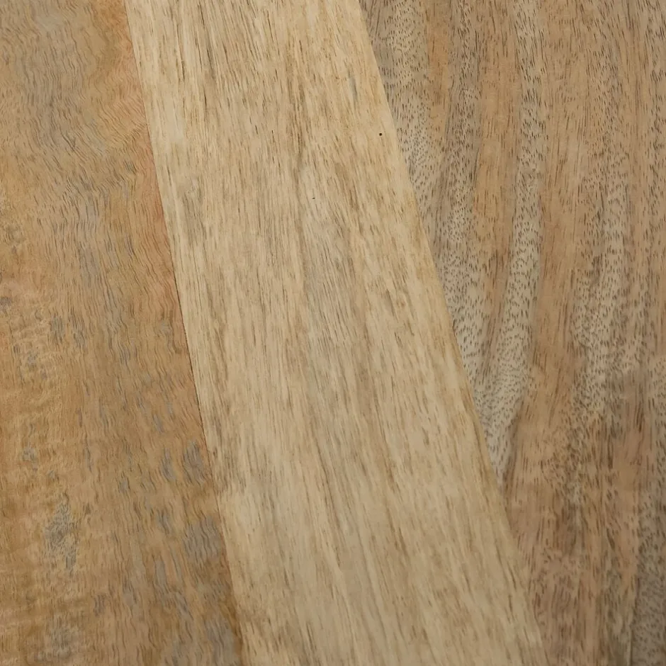 Pomax Armoires-ANGELA - armoire - bois de mangier / métal - L 80 x W 40 x H 125 cm - naturel