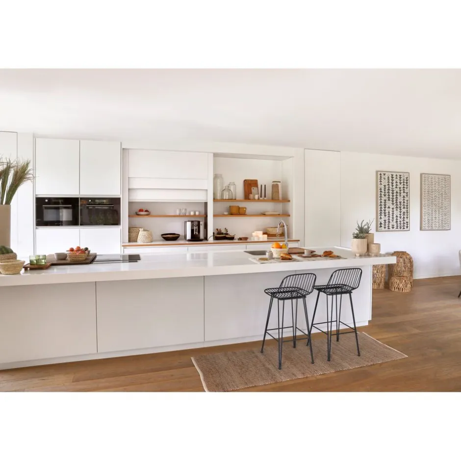 Pomax Paniers À Pain, Couverts Et Serviettes-ARNO - corbeille à pain - jacinthe d'eau - DIA 16 x H 7,5 cm - noir