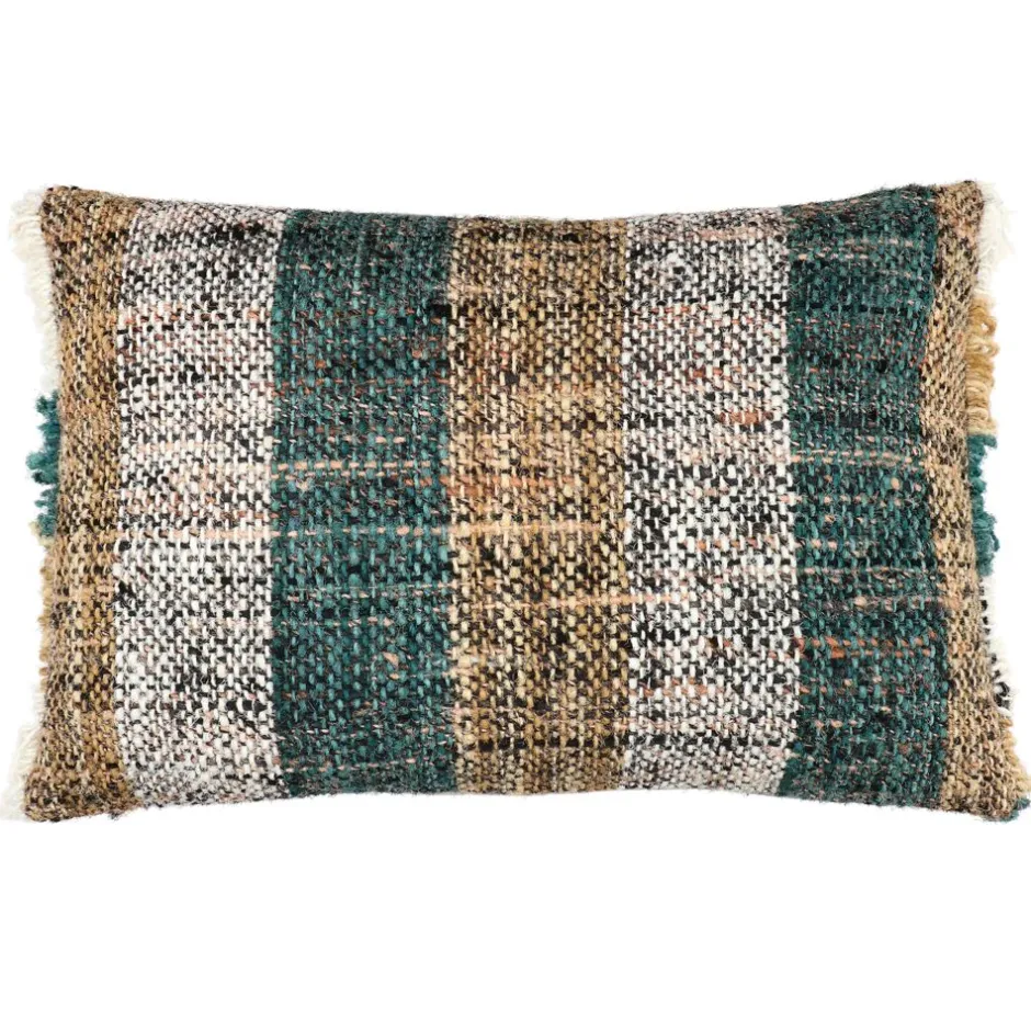 Pomax Coussins-AYALA - coussin - coton - L 60 x W 40 cm - mix de couleurs