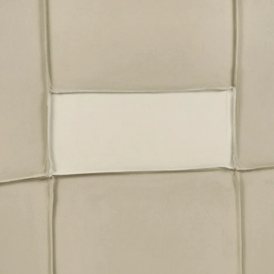 Pomax Tableau / Déco Murale-BLANCHE - toile avec cadre - bois de pin - L 80 x W 5 x H 100 cm - sable