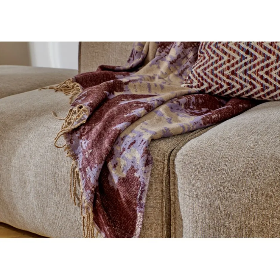 burrasca__plaid__acrylique__polyester__l__x_w__cm__figue_2.webp Pomax Plaids-BURRASCA - plaid - acrylique / polyester - L 160 x W 160 cm - figue