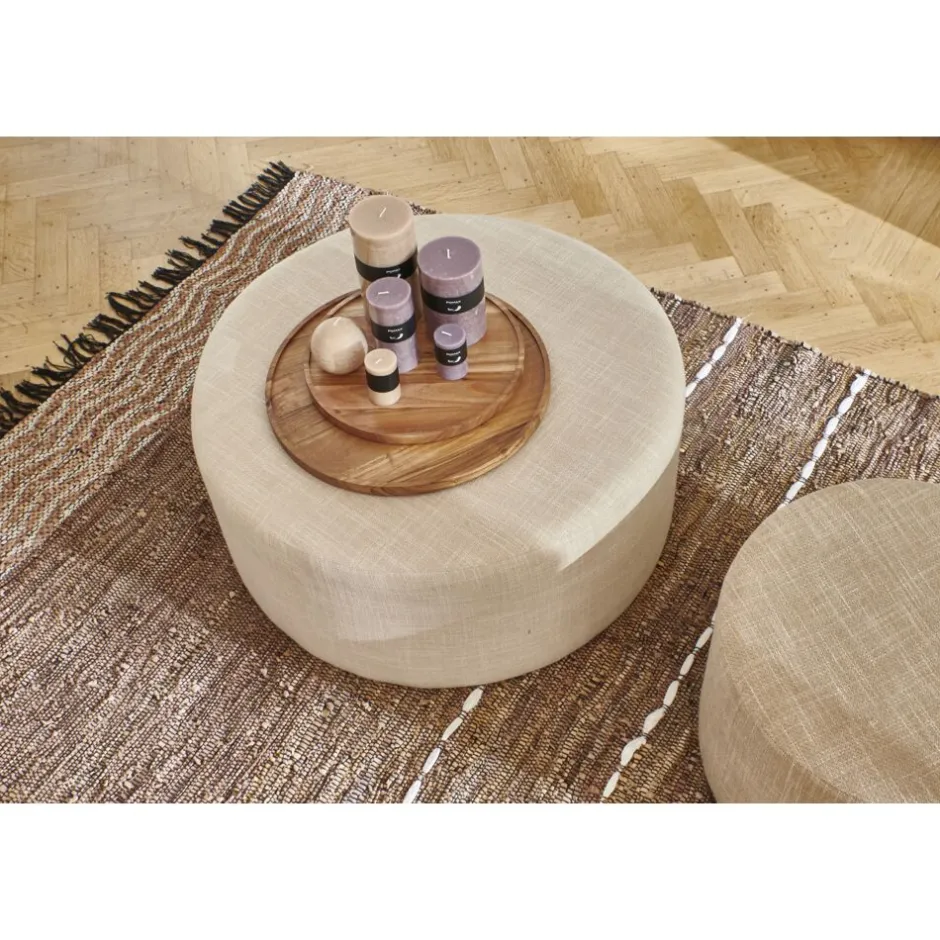 Pomax Bougies-CANDLE - bougie - cire de paraffine - DIA 5 x H 8 cm - miel