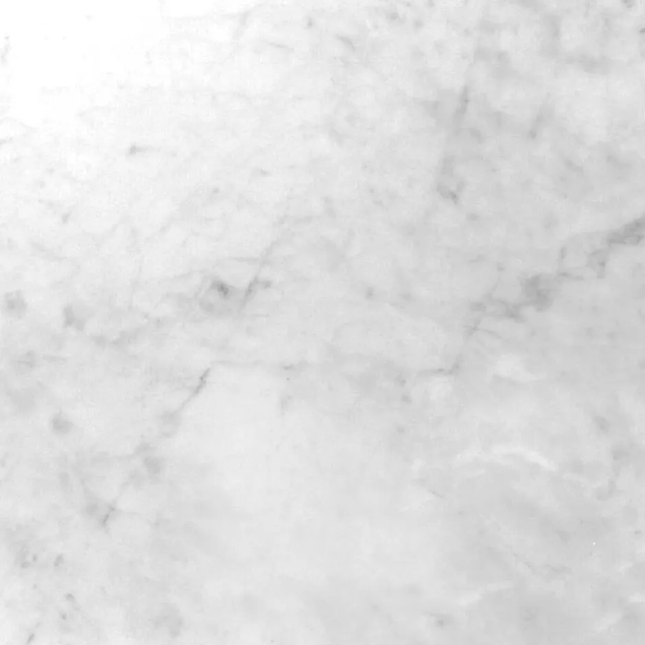 Pomax Concepts Modulaires-CARRARA - dessus de table - marbre - L 63 x W 50 x H 1,5 cm - blanc