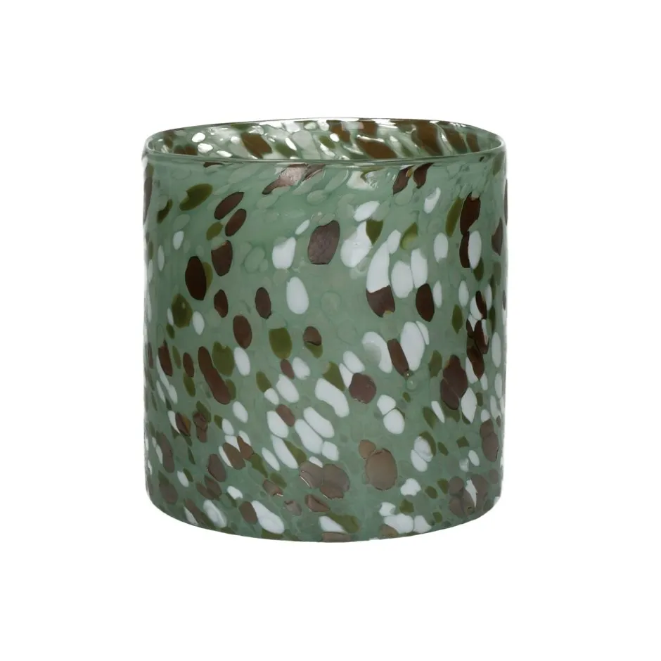 Pomax Photophores / T-lights-CITRIEN - photophore/vase - verre - DIA 20 x H 20 cm - mix de couleurs
