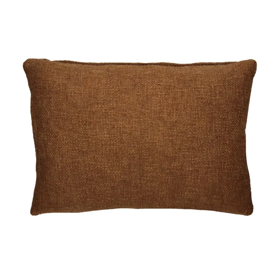 Pomax Coussins-DIMARO - coussin - coton / polyester recyclé - L 60 x W 40 cm - brun