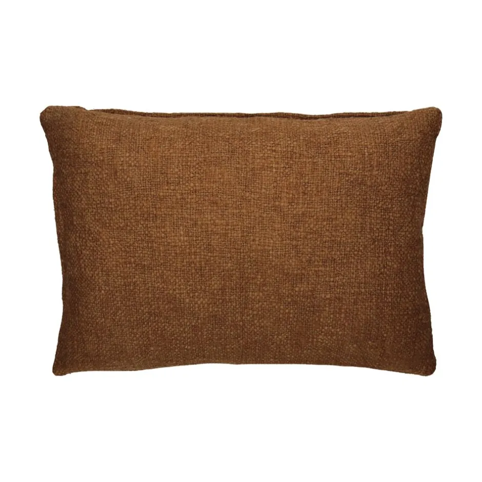 Pomax Coussins-DIMARO - coussin - coton / polyester recyclé - L 60 x W 40 cm - brun