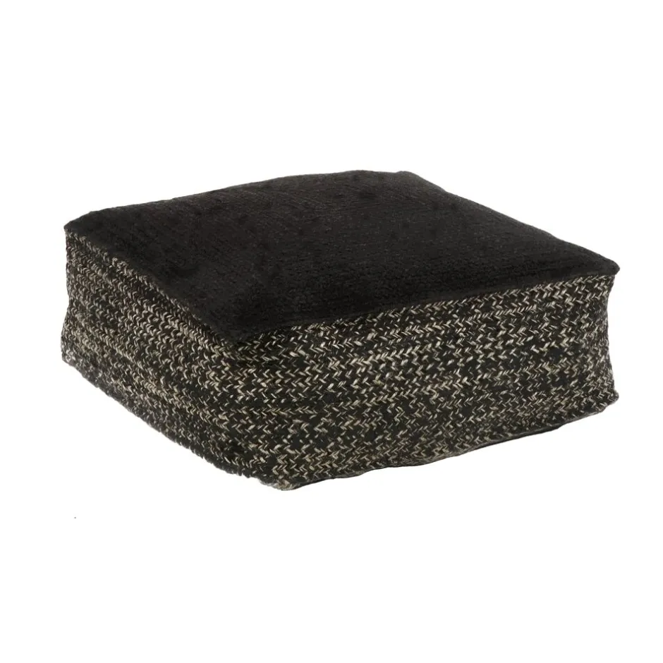 Pomax Coussins De Sol | Coussins-EARTH - coussin de sol - jute - L 60 x W 60 x H 20 cm - brun