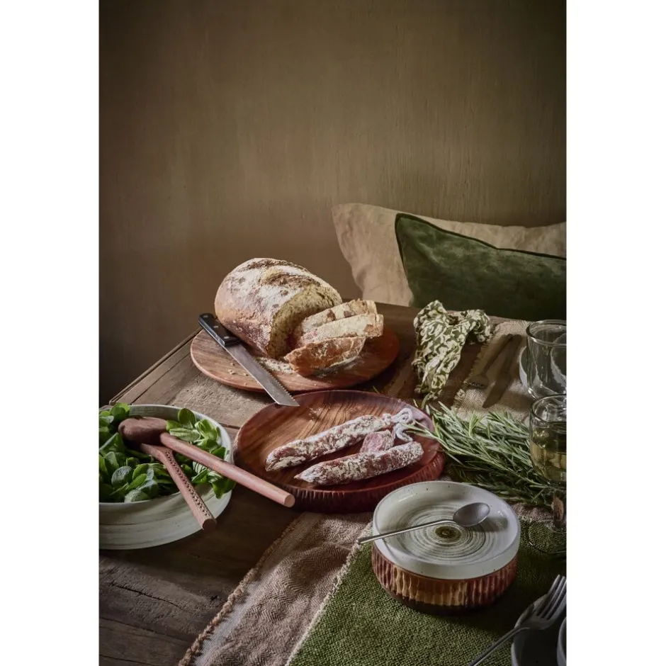 Pomax Vaisselle-EPICES - assiette apéritif - porcelaine - DIA 11,3 x H 1,4 cm - mix de couleurs