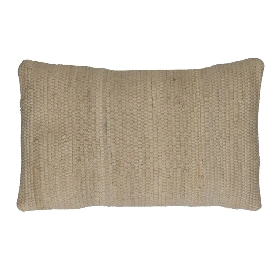 Pomax Coussins-EVORA - coussin - coton recyclé - L 50 x W 30 cm - amande