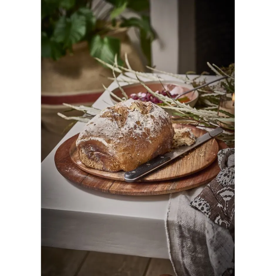 hommage__assiette__bois_dacacia__dia__x_h__cm__noyer_3.webp Pomax Saladiers / Plats À Servir-HOMMAGE - assiette - bois d'acacia - DIA 35 x H 2 cm - noyer