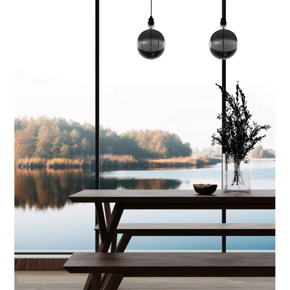 Pomax Bancs-HOPPER - banc - bois d'acacia - L 180 x W 40 x H 45 cm - noyer