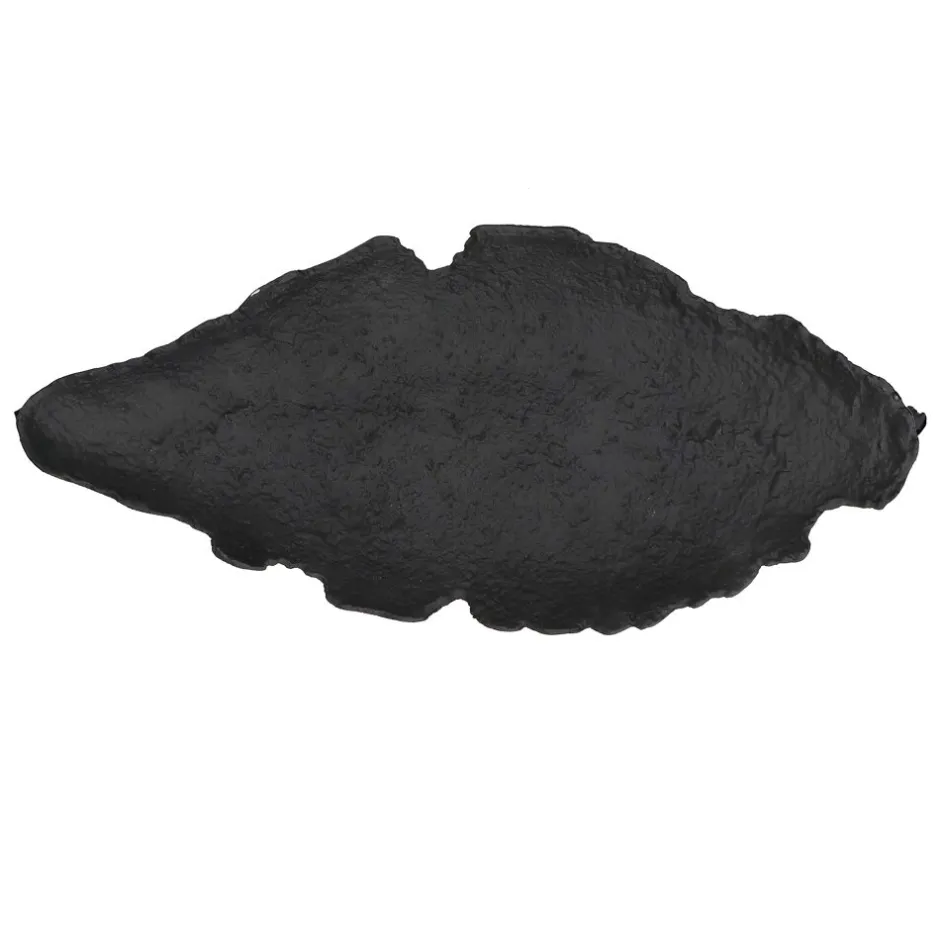 Pomax Bols & Paniers-HUSAVIK - plat - aluminium - L 56,5 x W 26 x H 7 cm - noir