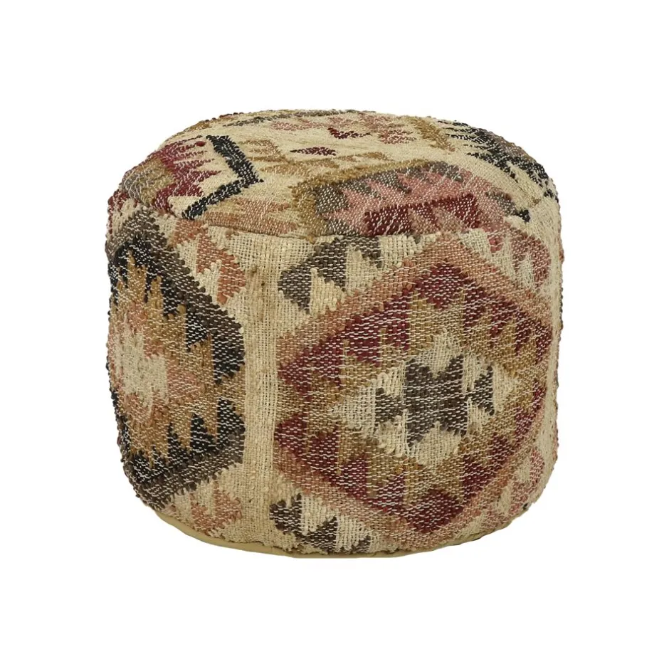 Pomax Coussins De Sol | Coussins-ISIS - coussin de sol - coton / chanvre - DIA 50 x H 35 cm - multicolore