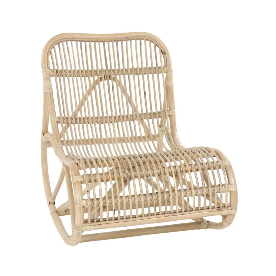 Pomax Canapés-KIM - berceuse - rotin - L 62 x W 90 x H 80 cm - naturel