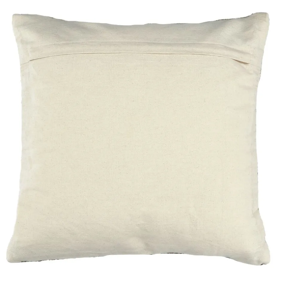 Pomax Coussins-LIVINGSTON - coussin - jute / coton - L 45 x W 45 cm - mix de couleurs