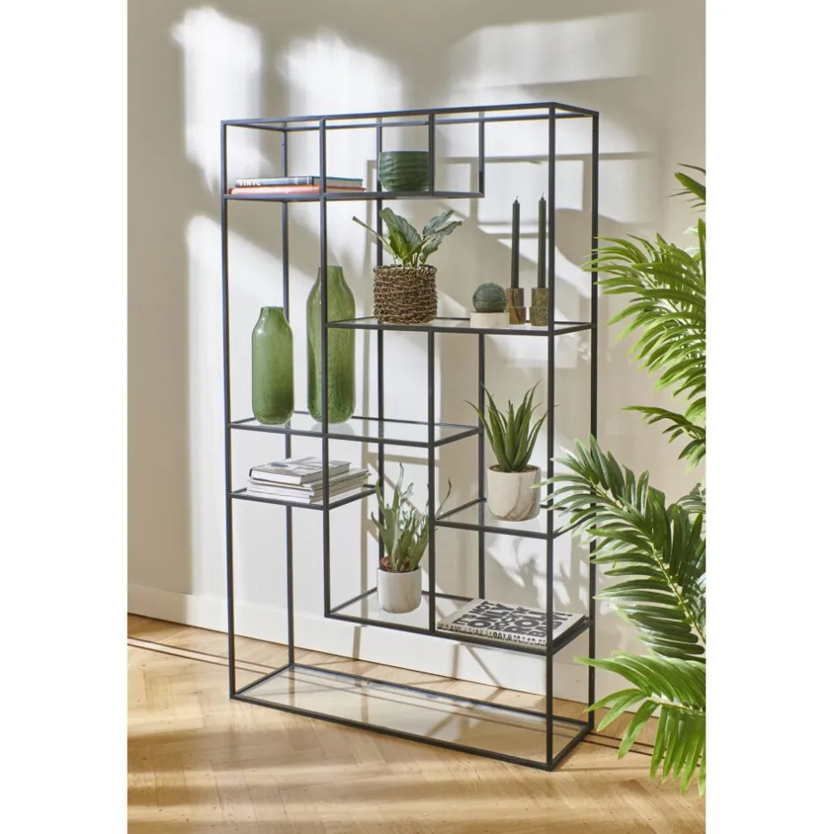 Pomax Plantes-MARMURA - plante artificielle en pot - synthétique / ciment - DIA 12 x H 22,5 cm - vert