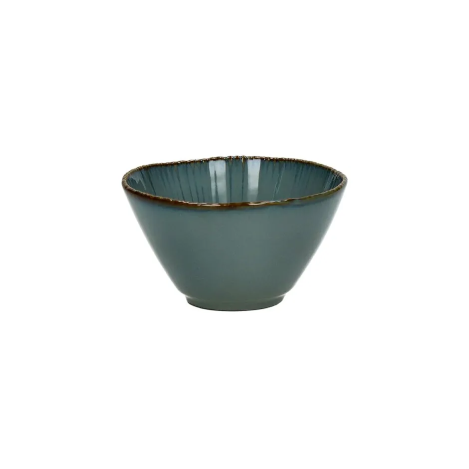 Pomax Vaisselle-MYSA - bol à céréales - porcelaine - DIA 12,3 x H 6,6 cm - gris bleu