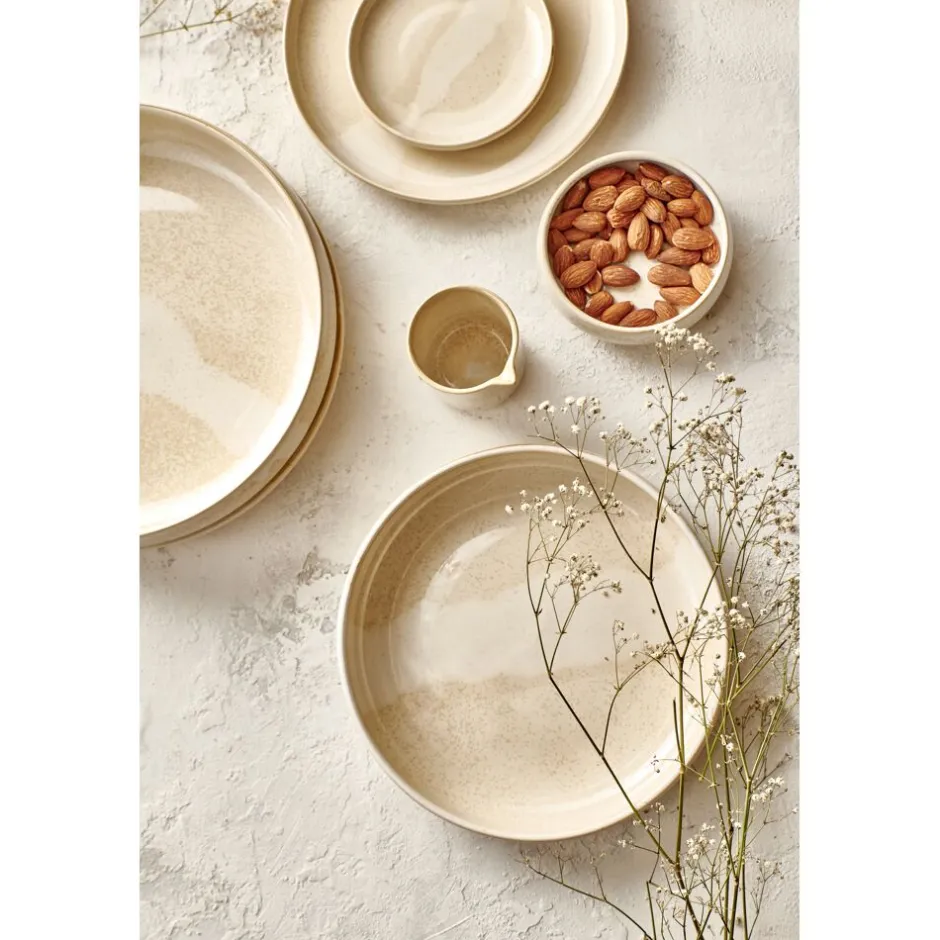 Pomax Vaisselle-NOUGAT - bol à céréales - porcelaine - DIA 15,7 x H 5,4 cm - beige