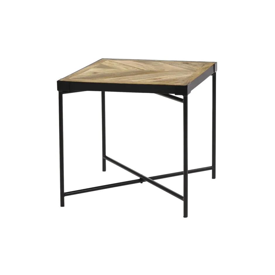 Pomax Concepts Modulaires-PALACE - pieds de table basse pour miroir Palace 35254-01 - métal - L 40 x W 40 x H 40 cm - noir