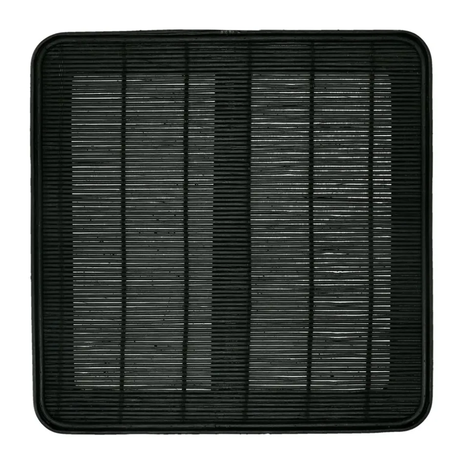 Pomax Concepts Modulaires-SHADOW - plateau M - bambou / bois - L 40 x W 40 x H 2 cm - noir