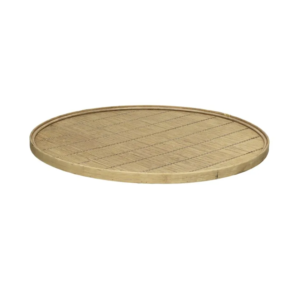 Pomax Concepts Modulaires-SHADOW - plateau S - bambou / bois - DIA 45 x H 2 cm - naturel