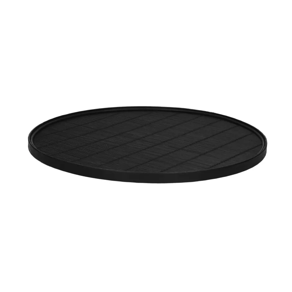 Pomax Concepts Modulaires-SHADOW - plateau S - bambou / bois - DIA 45 x H 2 cm - noir