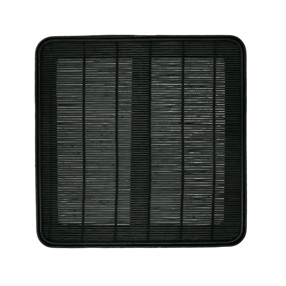 Pomax Concepts Modulaires-SHADOW - plateau S - bambou / bois - L 33 x W 33 x H 2 cm - noir