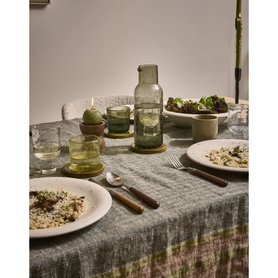 shiso__dessous_de_verre__grs__dia__x_h__cm__vert_3.webp Pomax Accessoires-SHISO - dessous de verre - grès - DIA 11 x H 1,5 cm - vert