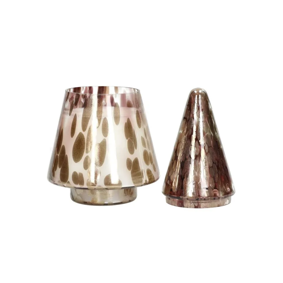 Pomax Senteurs-SPICCOLI - bougie parfumée - verre / cire - DIA 13 x H 25 cm - noir