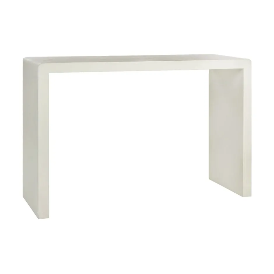 Pomax Consoles-VERONA - console - enduit à la chaux - L 120 x W 40 x H 80 cm - blanc cassé
