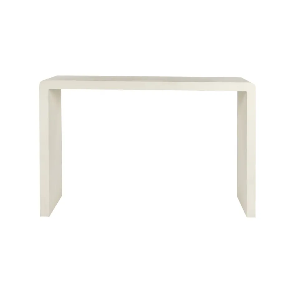 Pomax Consoles-VERONA - console - enduit à la chaux - L 105 x W 40 x H 70 cm - blanc cassé