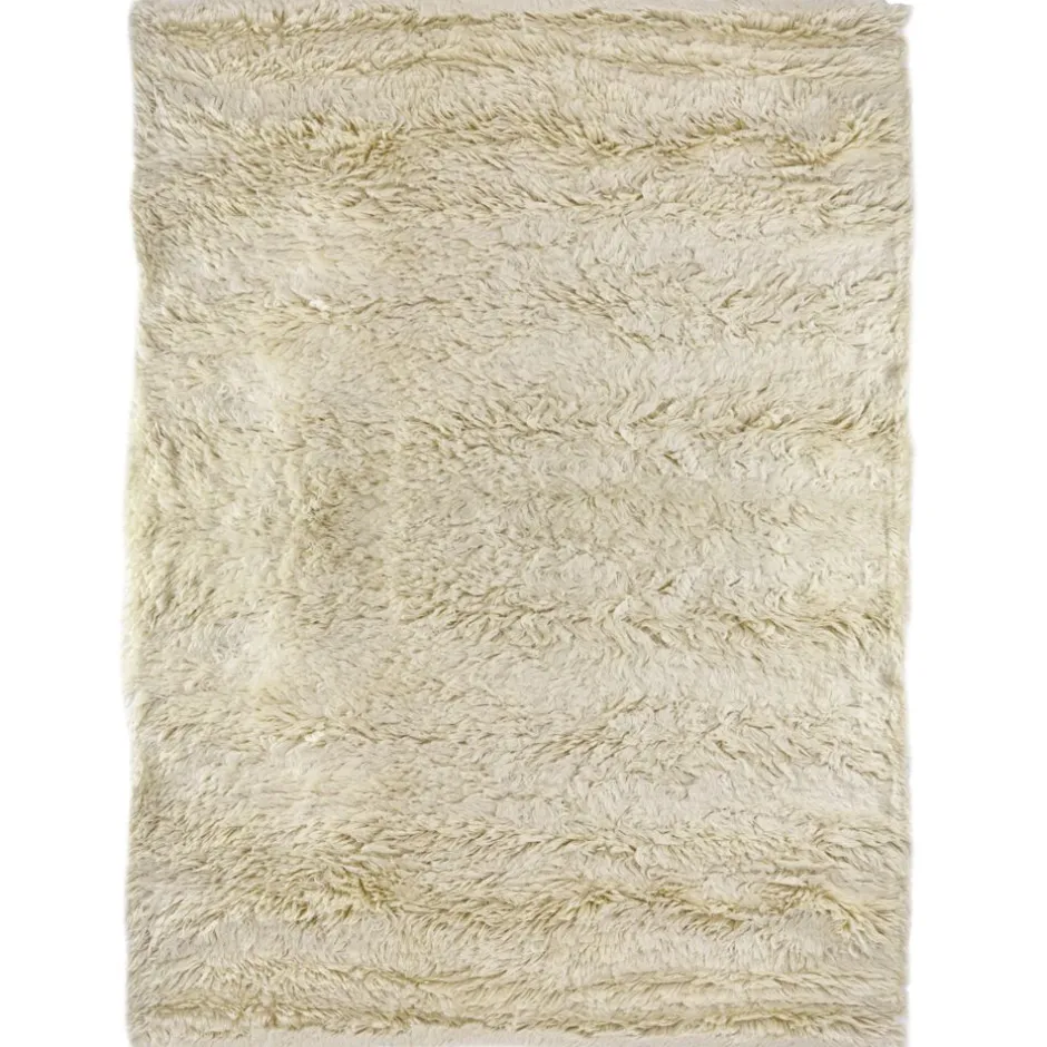 Pomax Tapis-VIAREGGIO - tapis - laine lincoln / coton - L 350 x W 250 cm - blanc