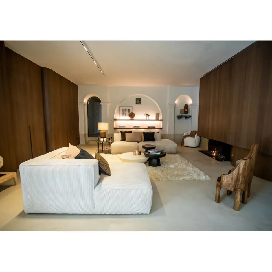 Pomax Tapis-VIAREGGIO - tapis - laine lincoln / coton - L 350 x W 250 cm - blanc